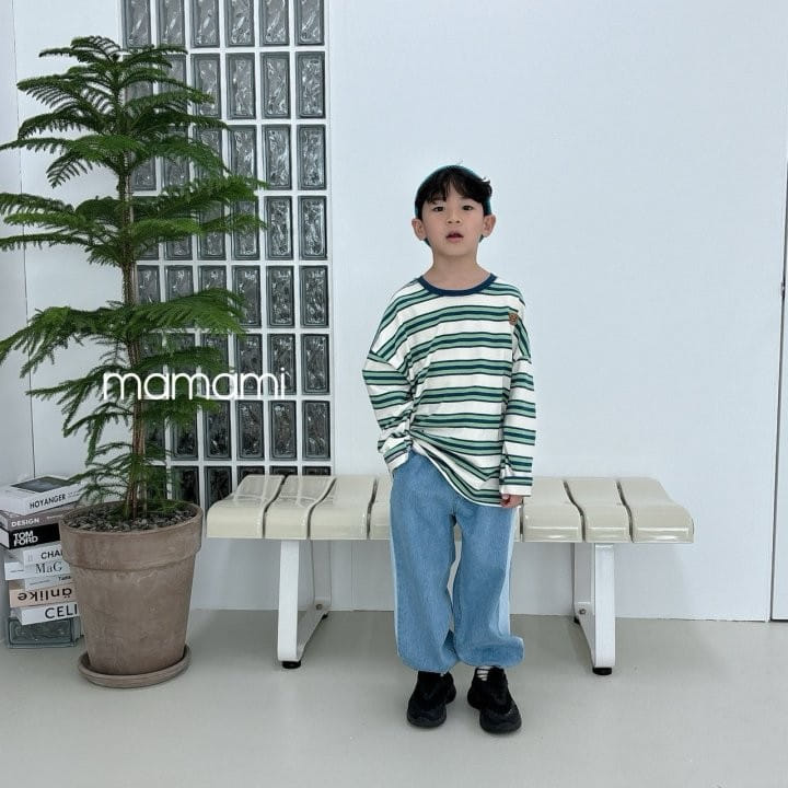 Mamami - Korean Children Fashion - #stylishchildhood - Pix Denim Jogger Pants - 9