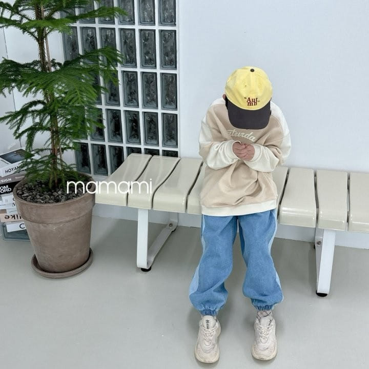 Mamami - Korean Children Fashion - #todddlerfashion - Pix Denim Jogger Pants - 7