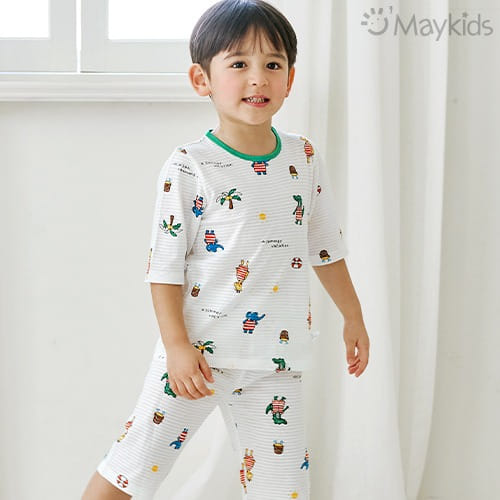 Maykids - Korean Children Fashion - #kidsstore - Cool Animal Easywear