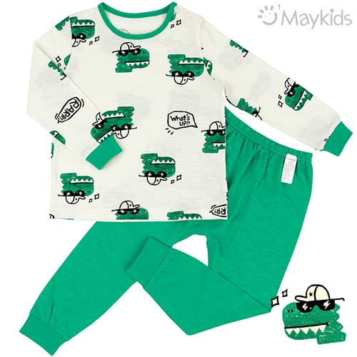 Maykids - Korean Children Fashion - #littlefashionista - Hip Hop Dino Easywear