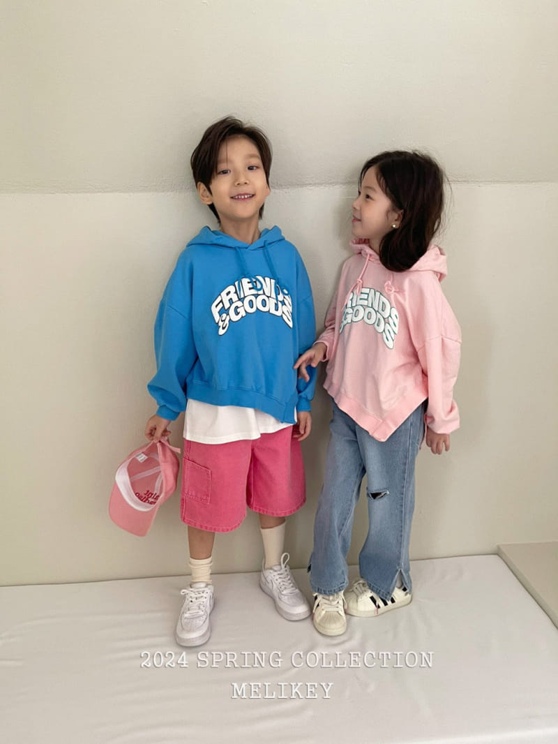 Melikey - Korean Children Fashion - #Kfashion4kids - Friend Hoody Tee - 7