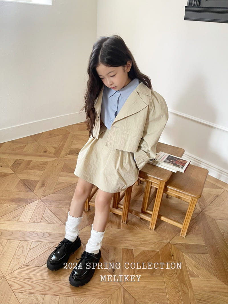 Melikey - Korean Children Fashion - #Kfashion4kids - Short Trench Jacket - 9