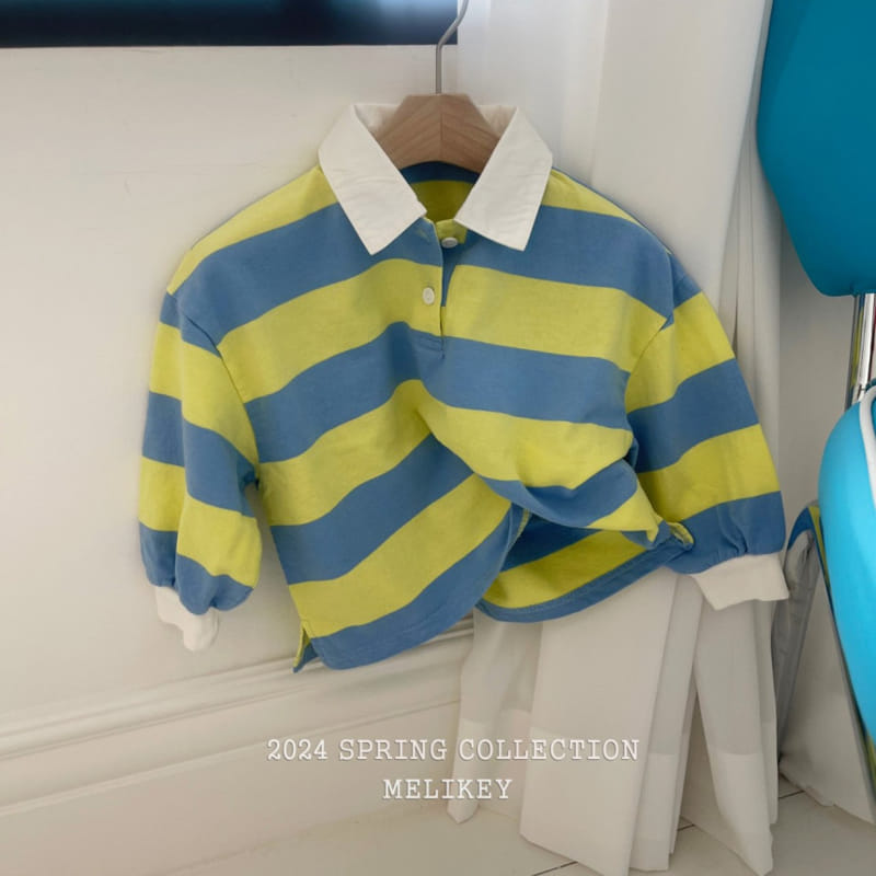 Melikey - Korean Children Fashion - #Kfashion4kids - Big ST Collar Tee - 2