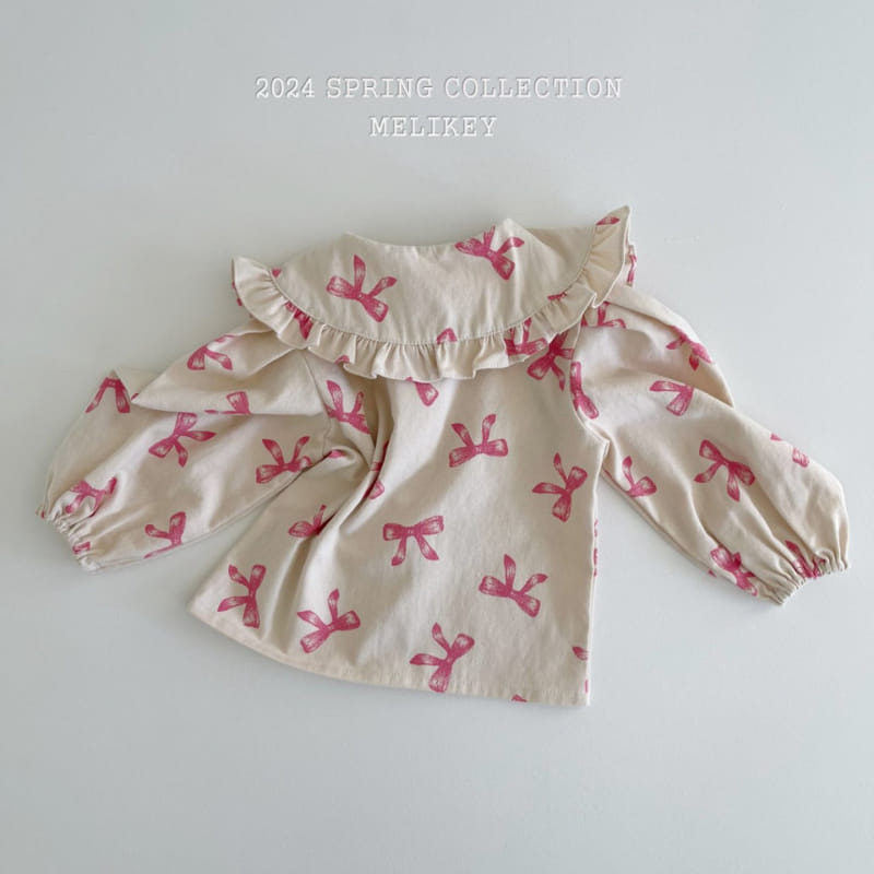 Melikey - Korean Children Fashion - #childofig - Frill Carrcak Blouse - 6