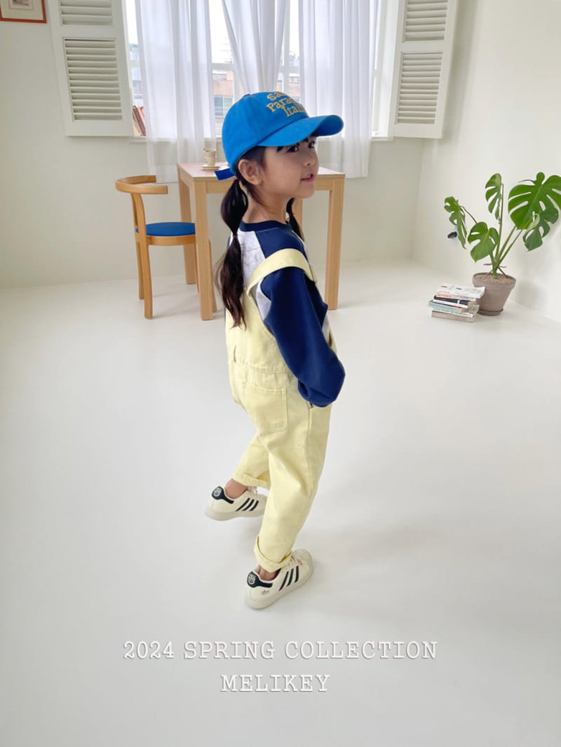 Melikey - Korean Children Fashion - #childofig - Pastel Dungarees Pants - 3