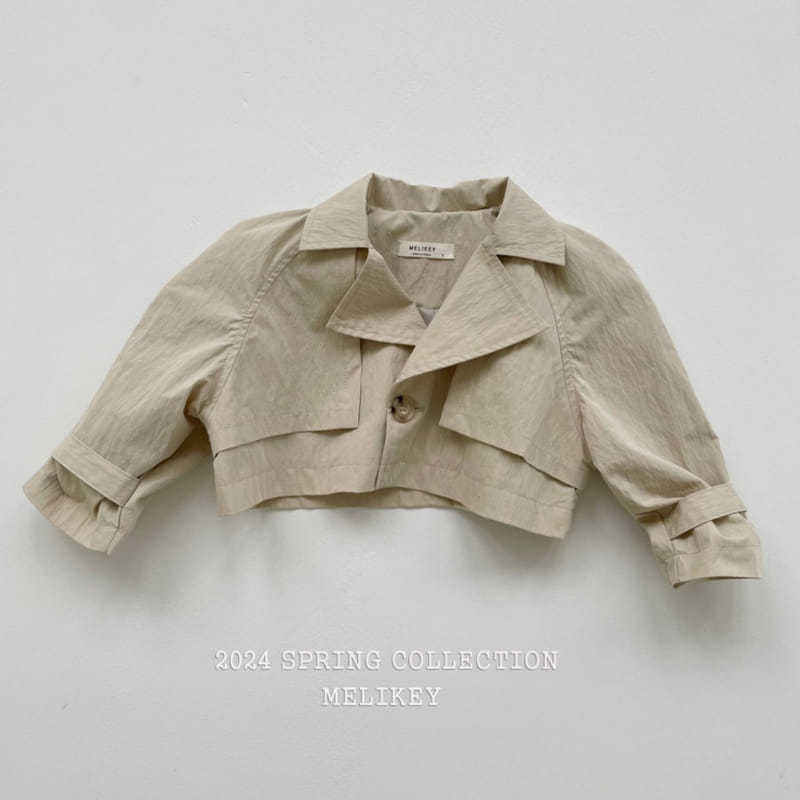 Melikey - Korean Children Fashion - #childofig - Short Trench Jacket