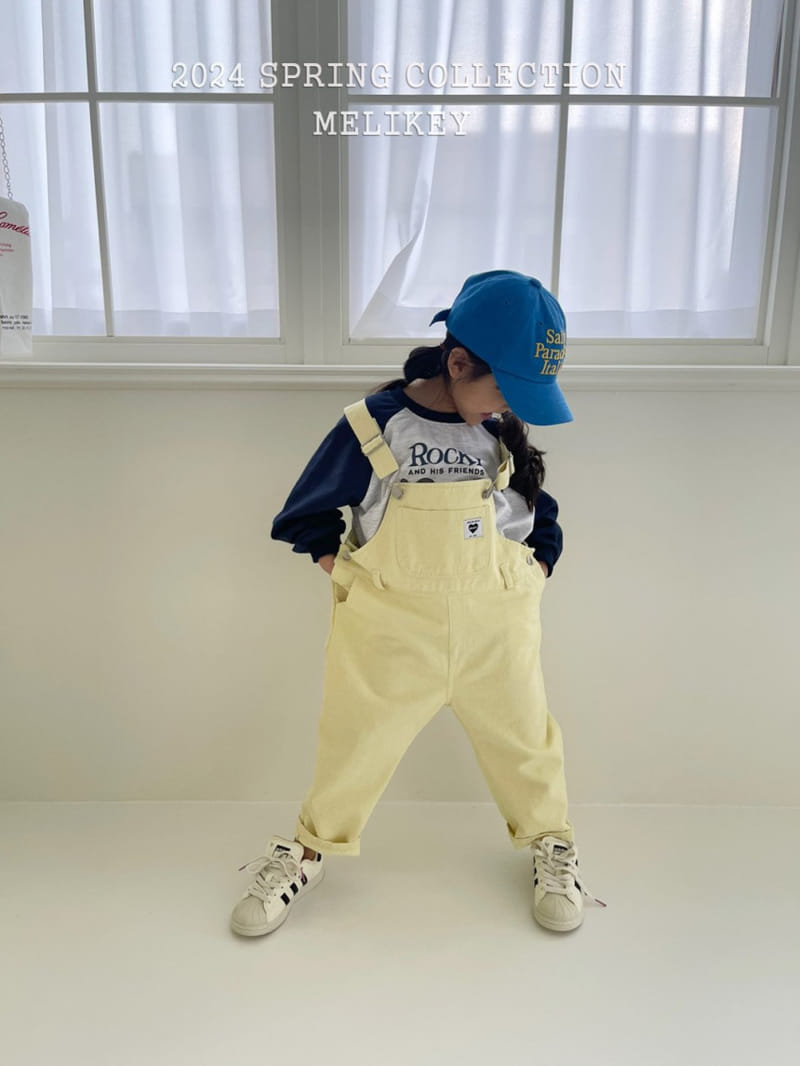Melikey - Korean Children Fashion - #childofig - Pastel Dungarees Pants - 4