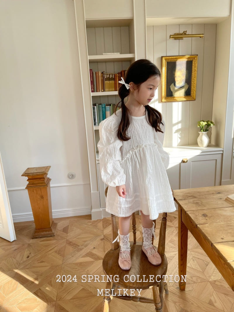 Melikey - Korean Children Fashion - #childrensboutique - Pure Puff One-Piece