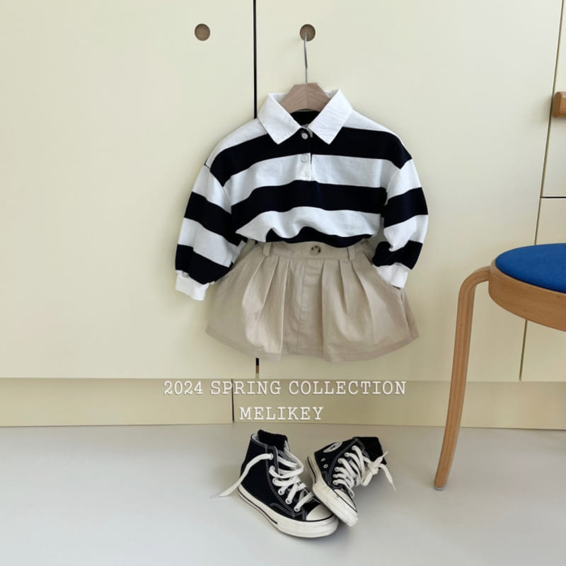 Melikey - Korean Children Fashion - #designkidswear - C Wrinkle Skirt - 7