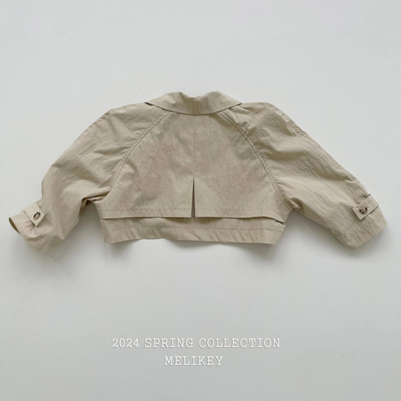 Melikey - Korean Children Fashion - #designkidswear - Short Trench Jacket - 3