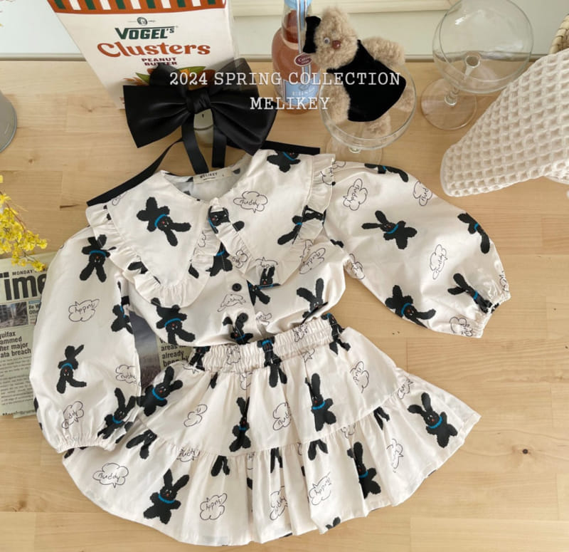 Melikey - Korean Children Fashion - #discoveringself - Frill Carrcak Blouse - 9