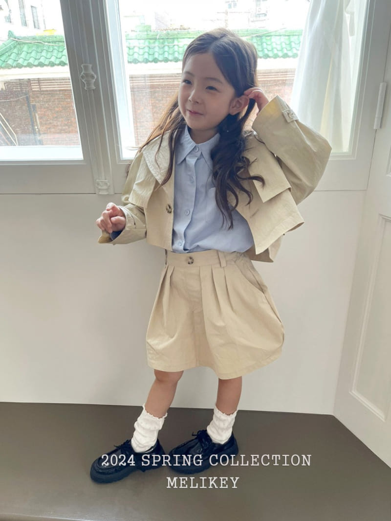 Melikey - Korean Children Fashion - #discoveringself - C Wrinkle Skirt - 8