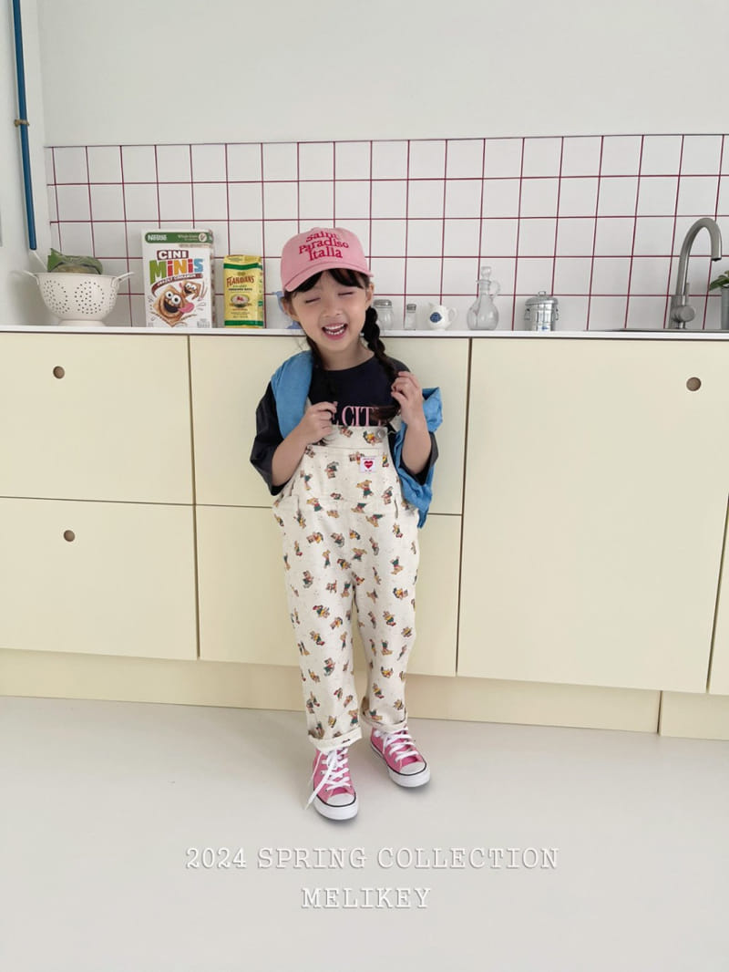 Melikey - Korean Children Fashion - #discoveringself - Quick Bear Dungarees Pants - 7