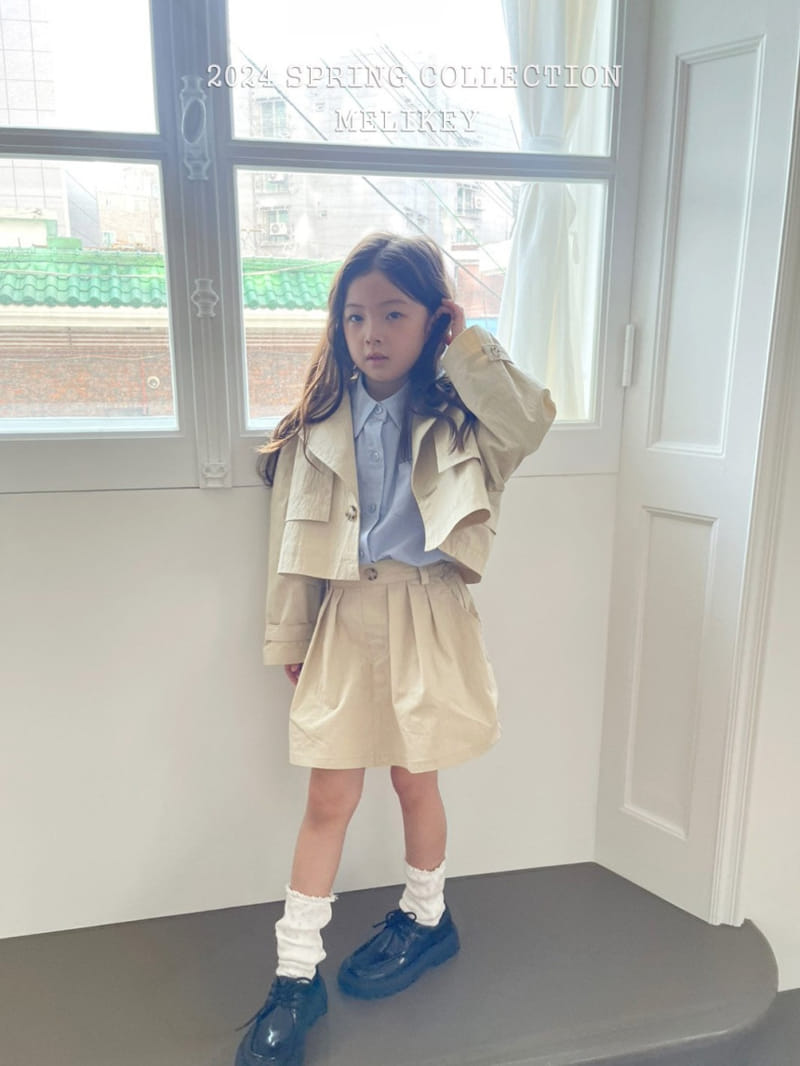 Melikey - Korean Children Fashion - #fashionkids - C Wrinkle Skirt - 9