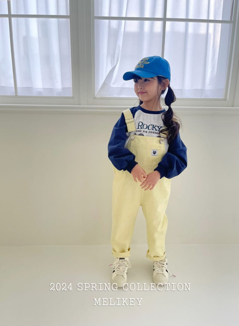 Melikey - Korean Children Fashion - #fashionkids - Pastel Dungarees Pants - 7