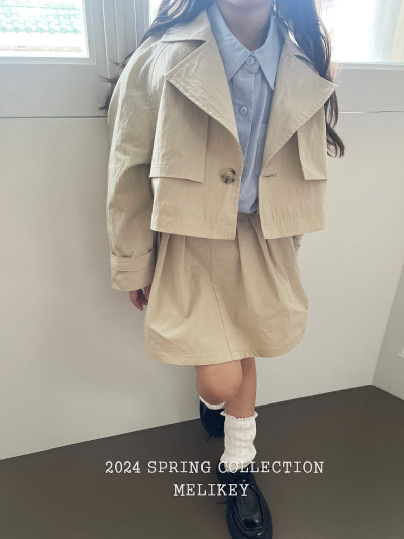 Melikey - Korean Children Fashion - #kidsshorts - C Wrinkle Skirt - 10