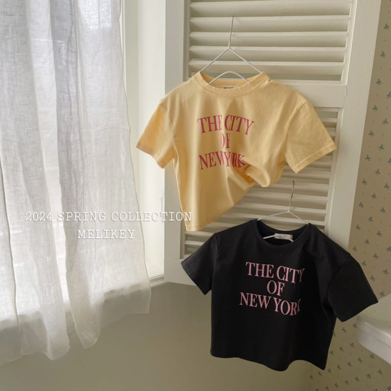 Melikey - Korean Children Fashion - #kidsshorts - City Short Sleeve Tee - 2