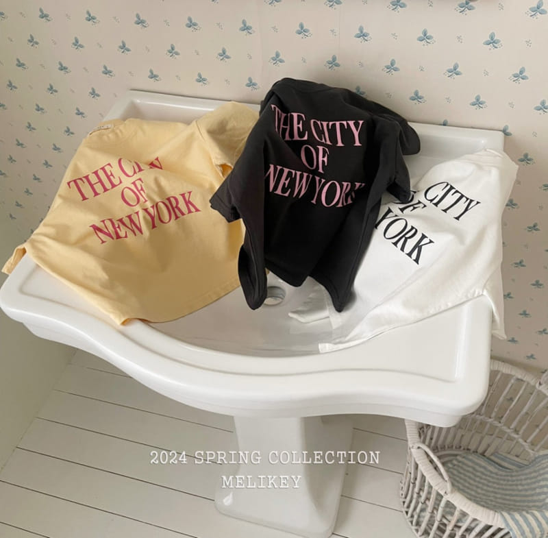 Melikey - Korean Children Fashion - #kidsstore - City Short Sleeve Tee - 3