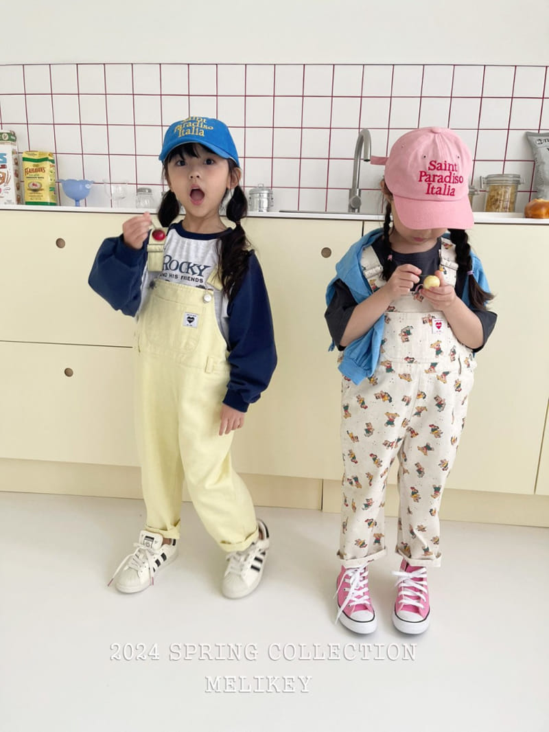 Melikey - Korean Children Fashion - #kidzfashiontrend - Quick Bear Dungarees Pants - 11