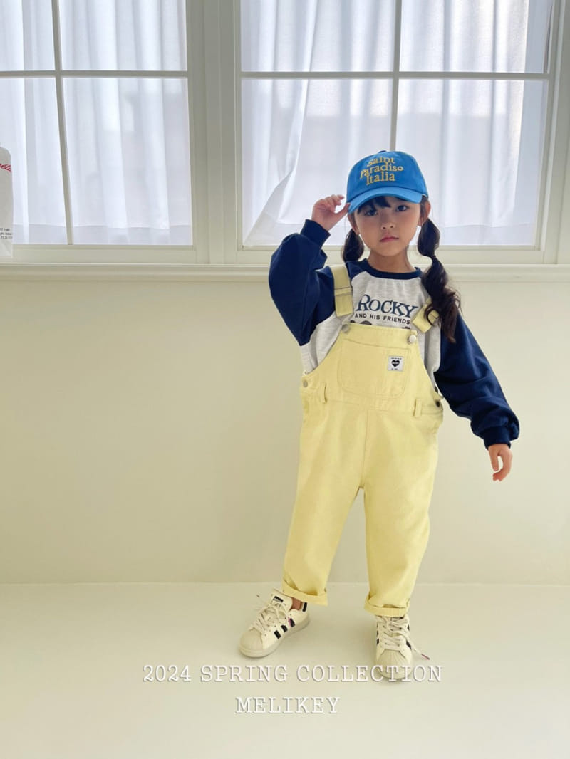 Melikey - Korean Children Fashion - #kidzfashiontrend - Pastel Dungarees Pants - 10
