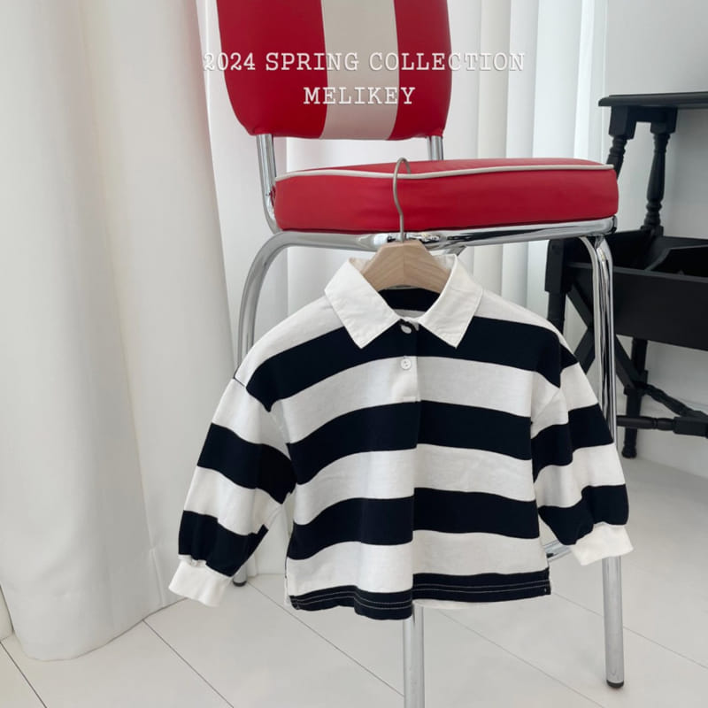 Melikey - Korean Children Fashion - #minifashionista - Big ST Collar Tee - 5