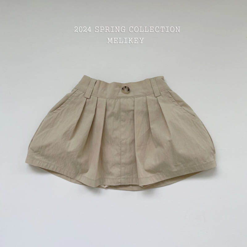Melikey - Korean Children Fashion - #prettylittlegirls - C Wrinkle Skirt