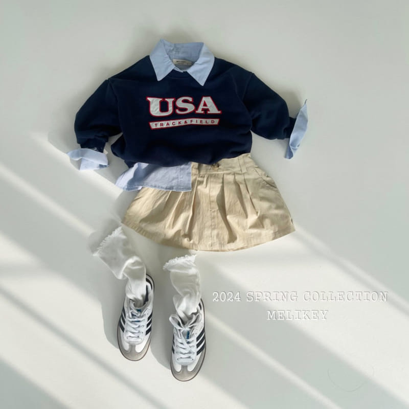 Melikey - Korean Children Fashion - #toddlerclothing - C Wrinkle Skirt - 4