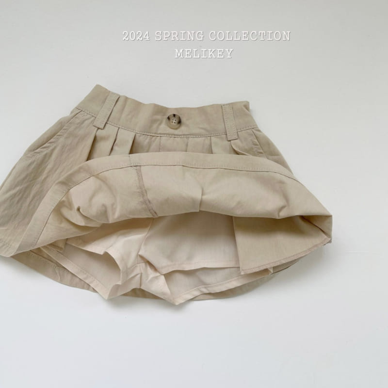 Melikey - Korean Children Fashion - #todddlerfashion - C Wrinkle Skirt - 2