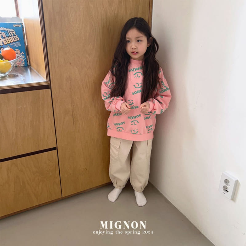 Mignon - Korean Children Fashion - #childofig - Face Sweatshirt - 8