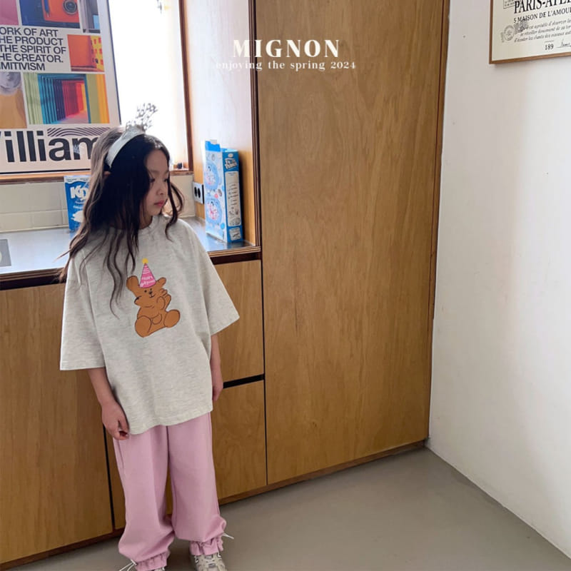 Mignon - Korean Children Fashion - #childofig - Birthday Tee - 7