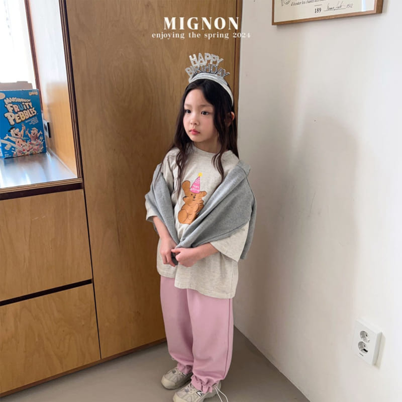 Mignon - Korean Children Fashion - #childrensboutique - Birthday Tee - 8