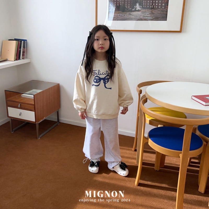 Mignon - Korean Children Fashion - #designkidswear - Ribbon Sweatshirt - 11