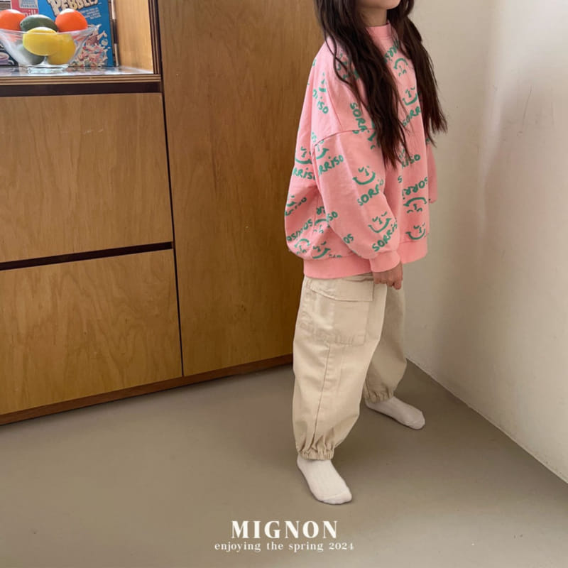 Mignon - Korean Children Fashion - #designkidswear - Face Sweatshirt - 10