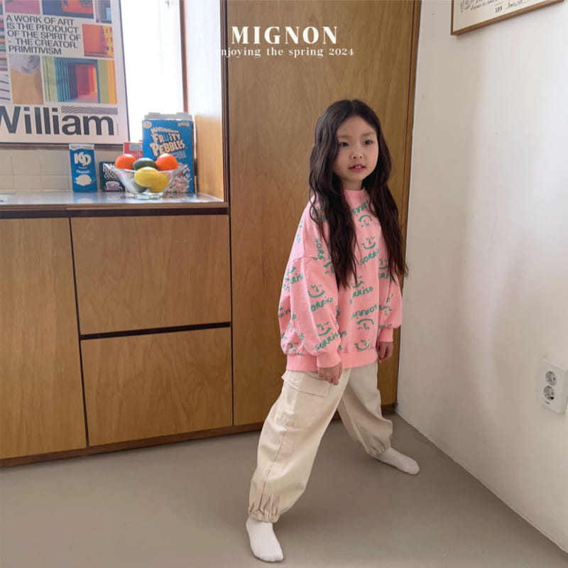 Mignon - Korean Children Fashion - #discoveringself - Face Sweatshirt - 11