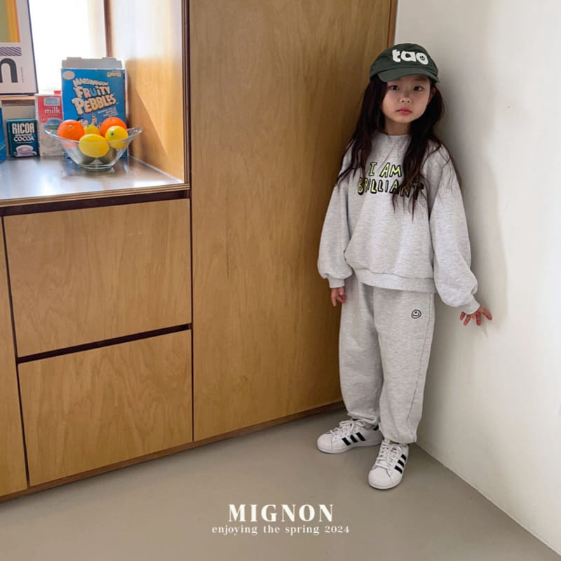 Mignon - Korean Children Fashion - #kidsshorts - Smile Jogger Pants - 5