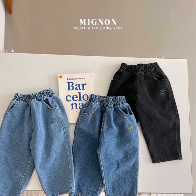 Mignon - Korean Children Fashion - #kidsshorts - Standard Denim Pants - 2