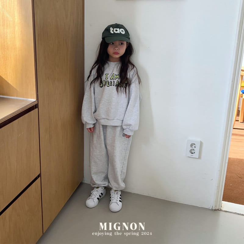 Mignon - Korean Children Fashion - #kidsstore - Smile Jogger Pants - 6