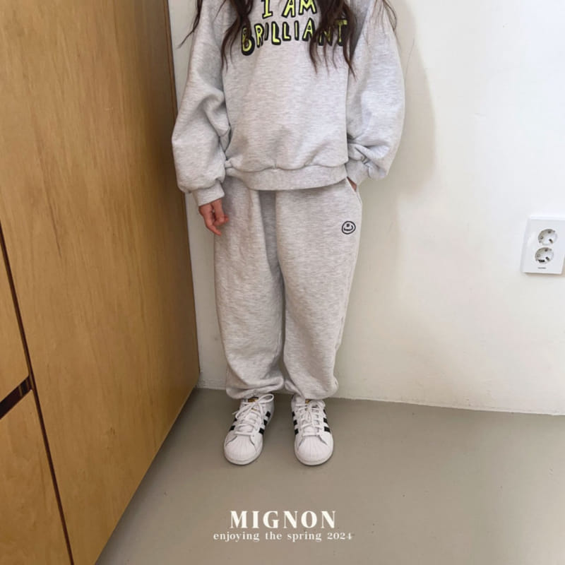 Mignon - Korean Children Fashion - #kidzfashiontrend - Smile Jogger Pants - 7