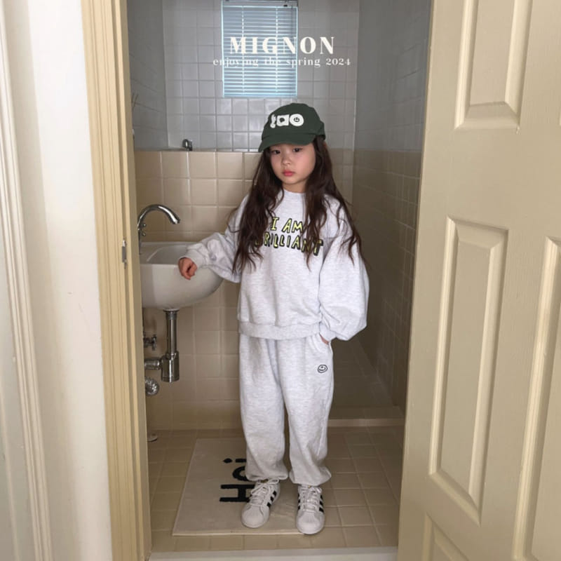 Mignon - Korean Children Fashion - #littlefashionista - Smile Jogger Pants - 9