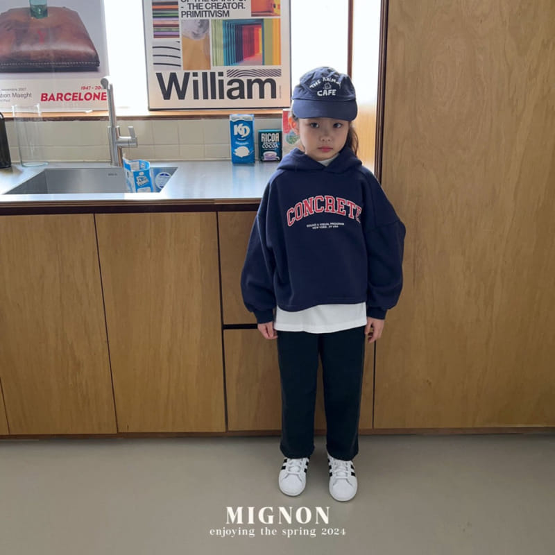 Mignon - Korean Children Fashion - #Kfashion4kids - Lettering Crop Hoody - 4