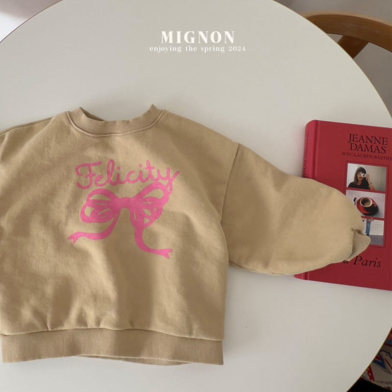 Mignon - Korean Children Fashion - #magicofchildhood - Ribbon Sweatshirt - 3