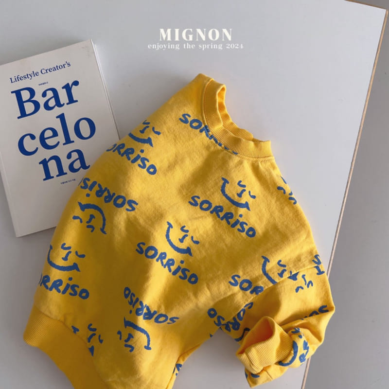 Mignon - Korean Children Fashion - #magicofchildhood - Face Sweatshirt - 2