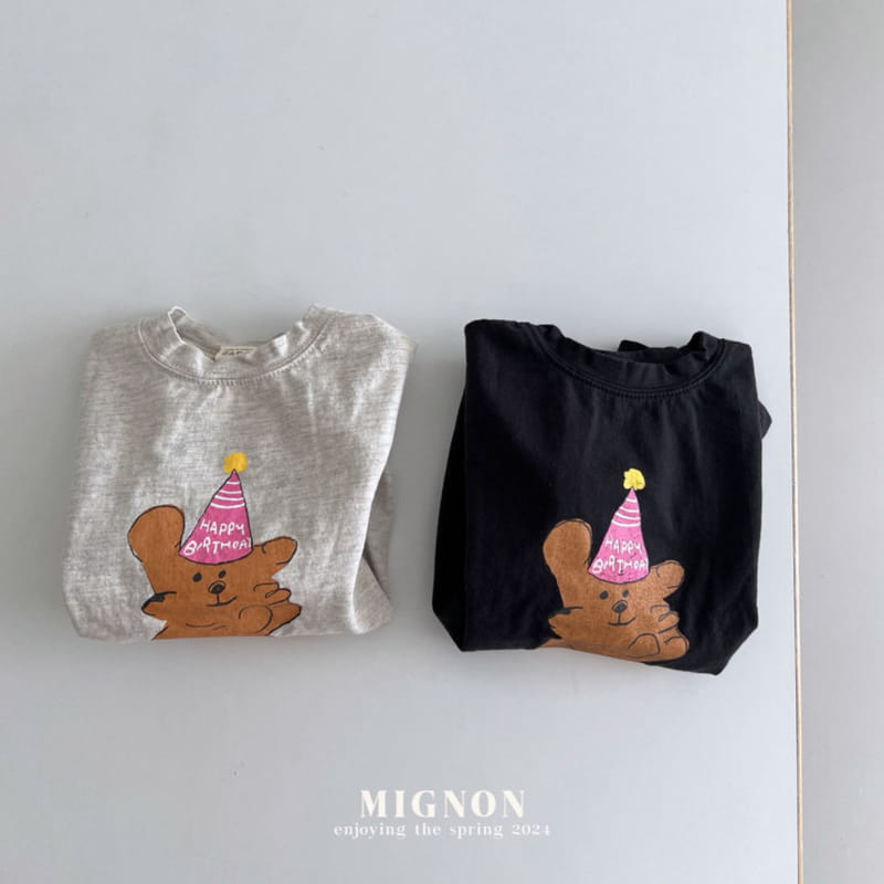 Mignon - Korean Children Fashion - #magicofchildhood - Birthday Tee