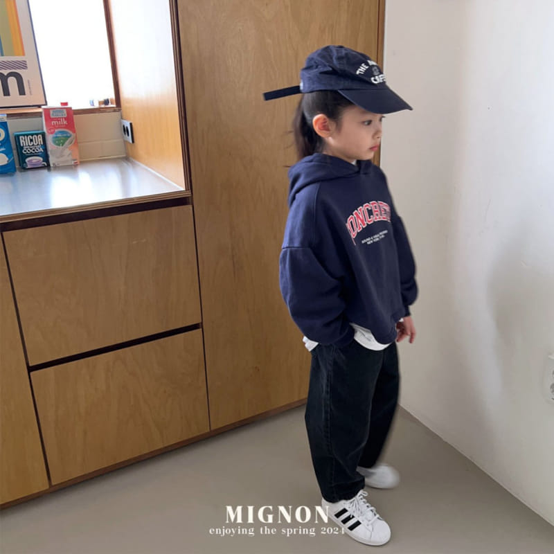 Mignon - Korean Children Fashion - #magicofchildhood - Lettering Crop Hoody - 5