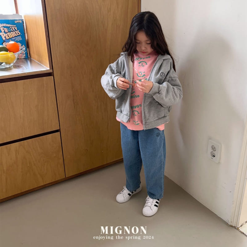 Mignon - Korean Children Fashion - #minifashionista - Smile Crop Zip Up - 7