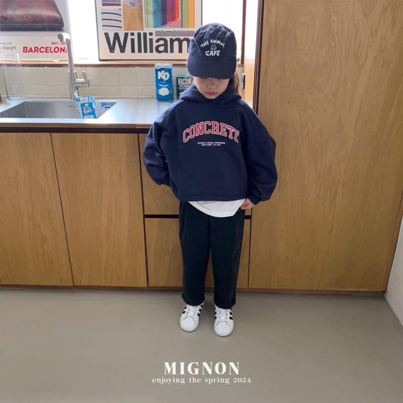Mignon - Korean Children Fashion - #prettylittlegirls - Lettering Crop Hoody - 7
