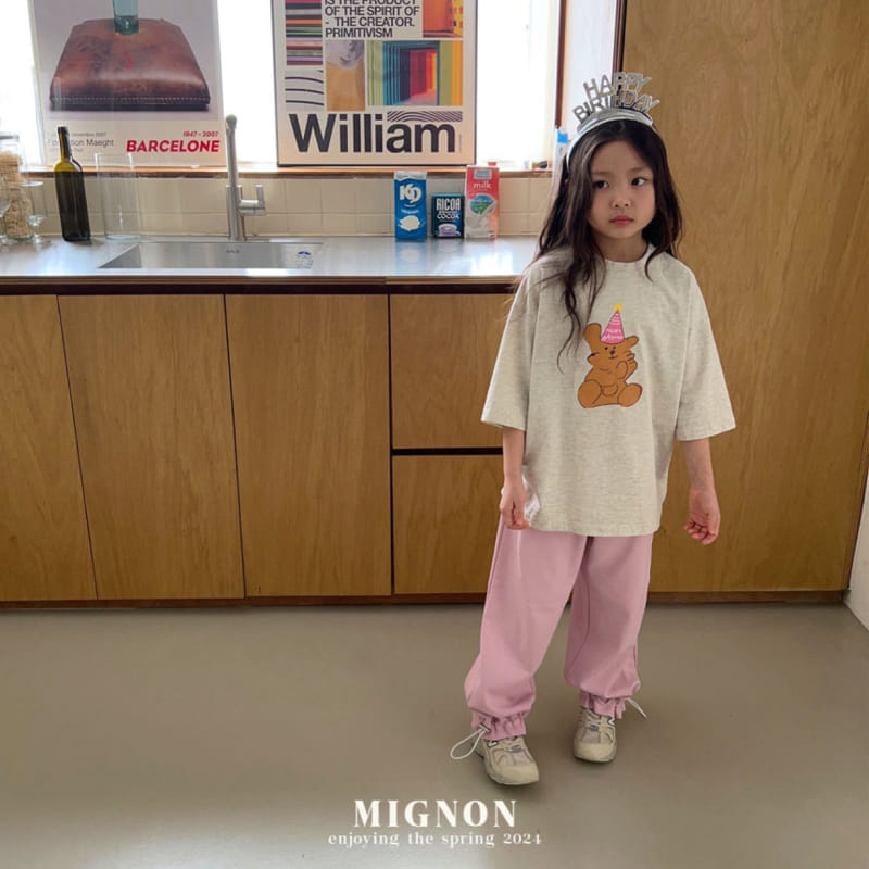 Mignon - Korean Children Fashion - #stylishchildhood - Birthday Tee - 6