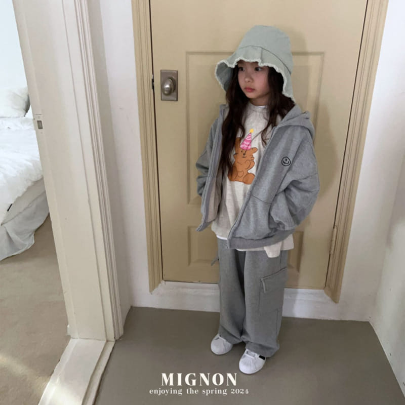 Mignon - Korean Children Fashion - #stylishchildhood - Smile Crop Zip Up - 11