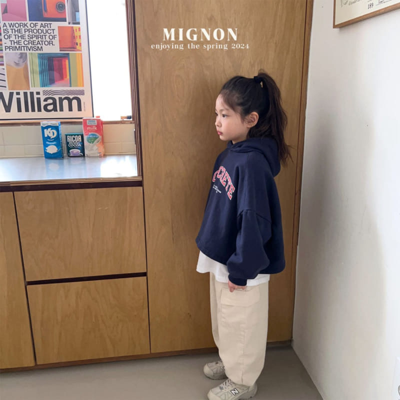 Mignon - Korean Children Fashion - #stylishchildhood - Lettering Crop Hoody - 10