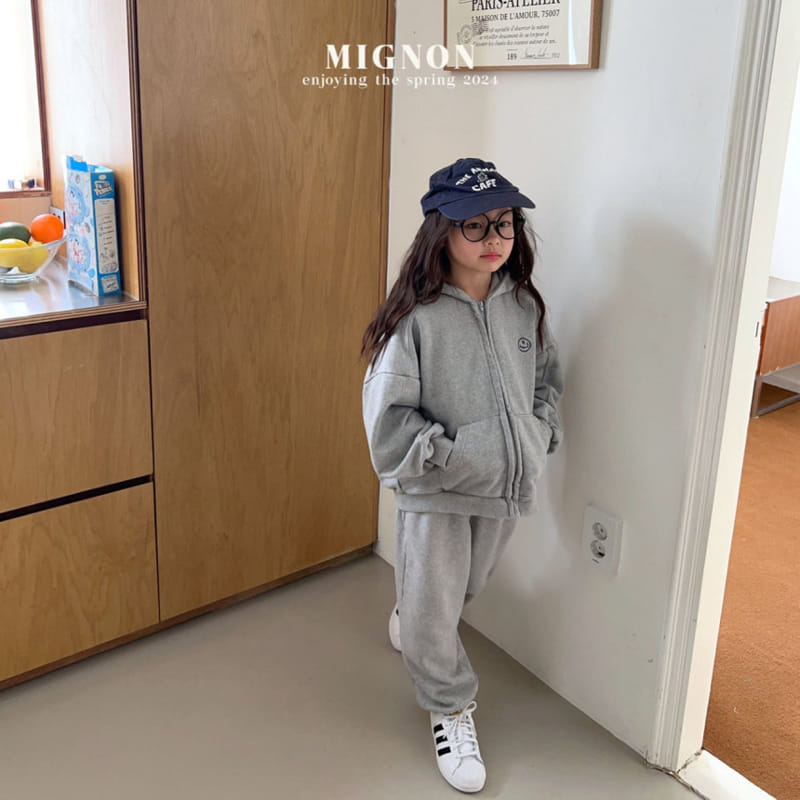 Mignon - Korean Children Fashion - #todddlerfashion - Smile Crop Zip Up - 9